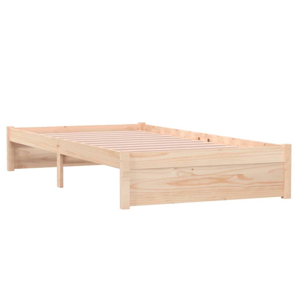 vidaXL Bedframe massief hout 100x200 cm