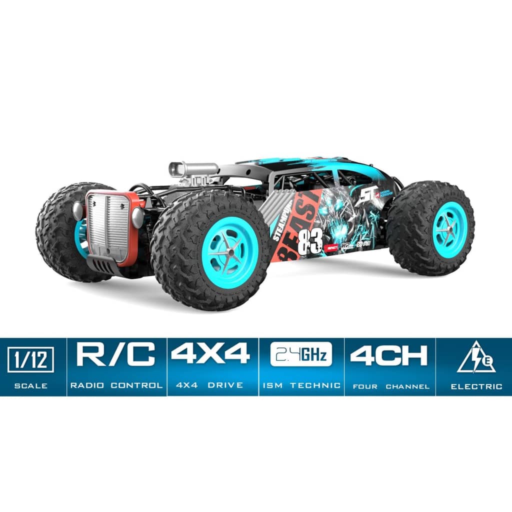Gear2Play Raceauto Giant Beast 2.0 radiografisch 1:12 blauw