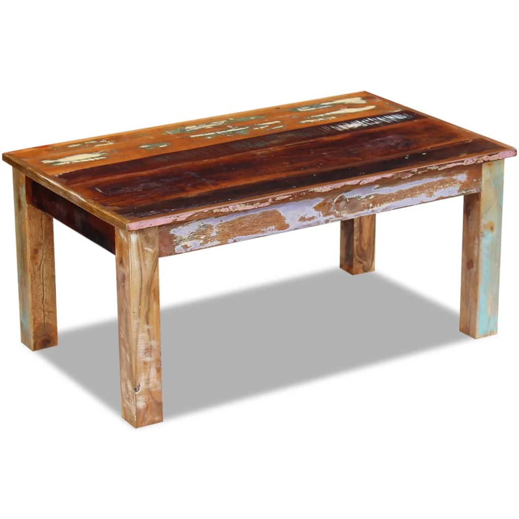 vidaXL Salontafel 100x60x45 cm massief gerecycled hout
