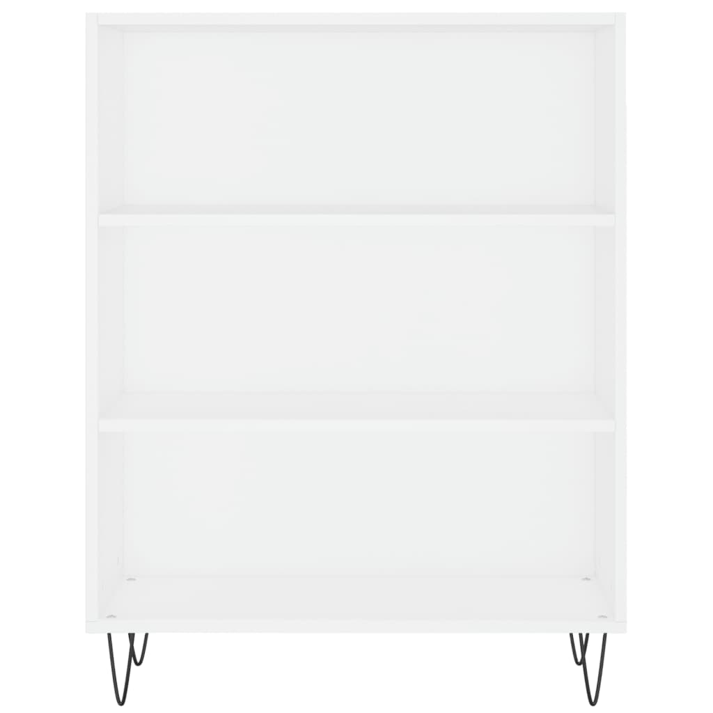 vidaXL Boekenkast 69,5x32,5x90 cm bewerkt hout wit