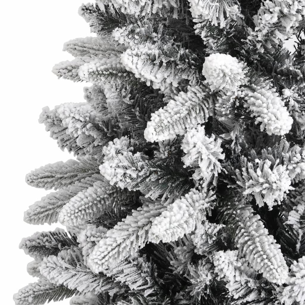 vidaXL Kunstkerstboom met sneeuw 120 cm PVC en PE