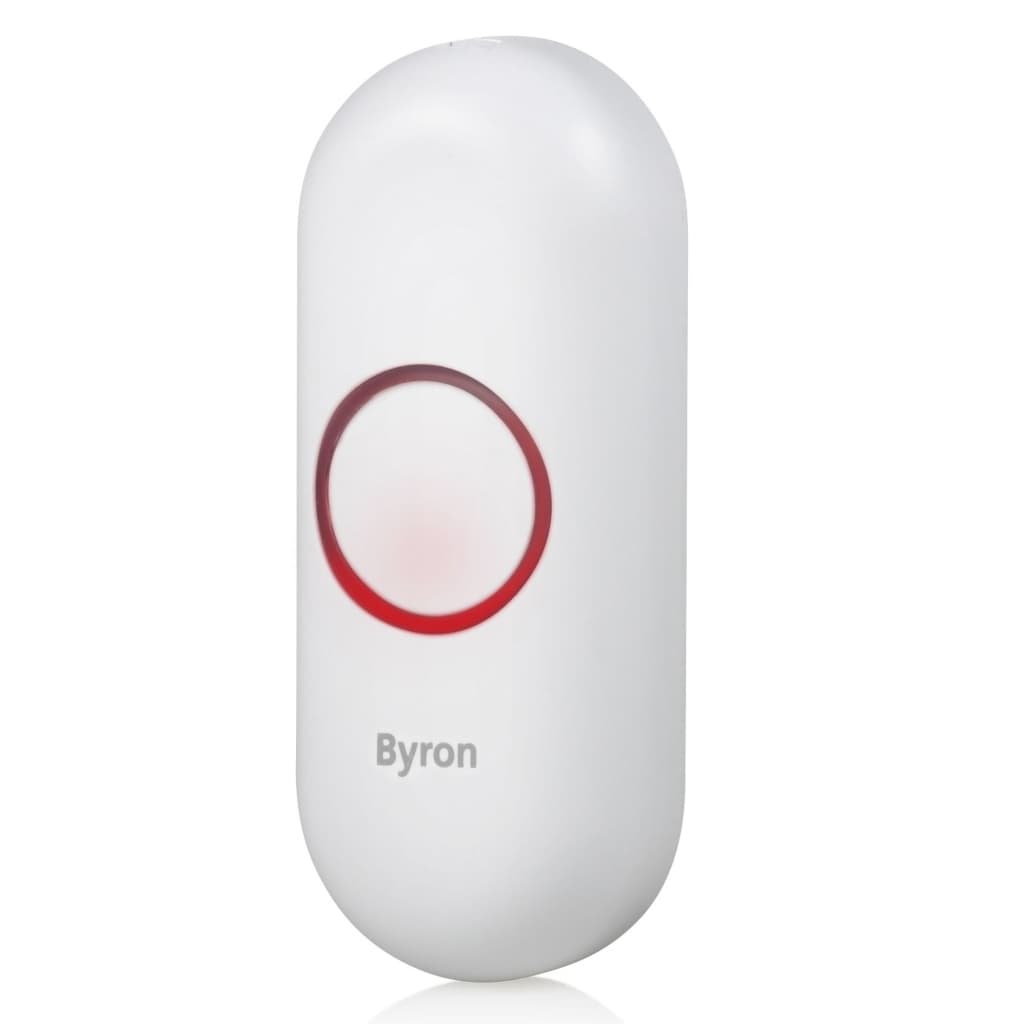 Byron Draadloze plug-in deurbelset wit