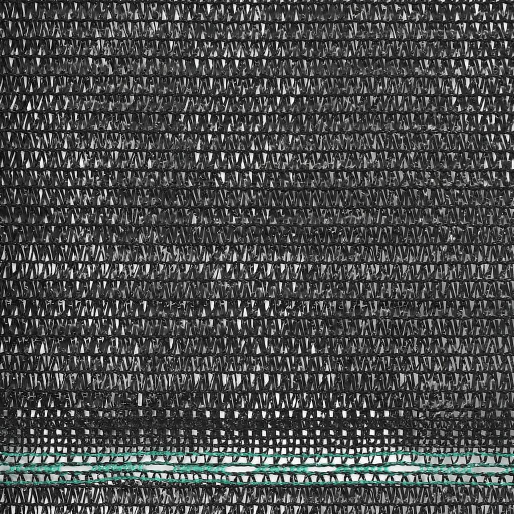 vidaXL Tennisscherm 1x100 m HDPE zwart