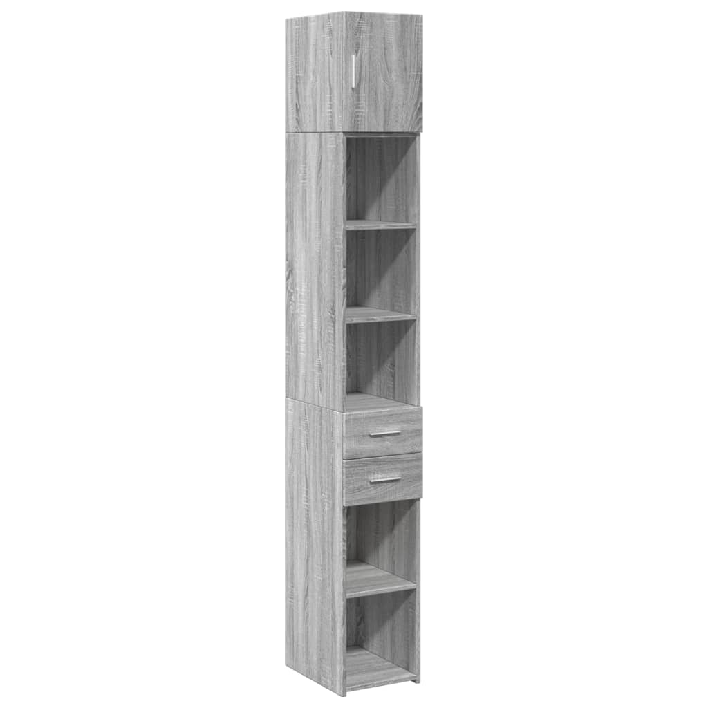 Boekenkast 60x30x189 cm bewerkt hout artisanaal eikenkleurig Boekenkast 60x30x189 cm bewerkt hout artisanaal eikenkleurig