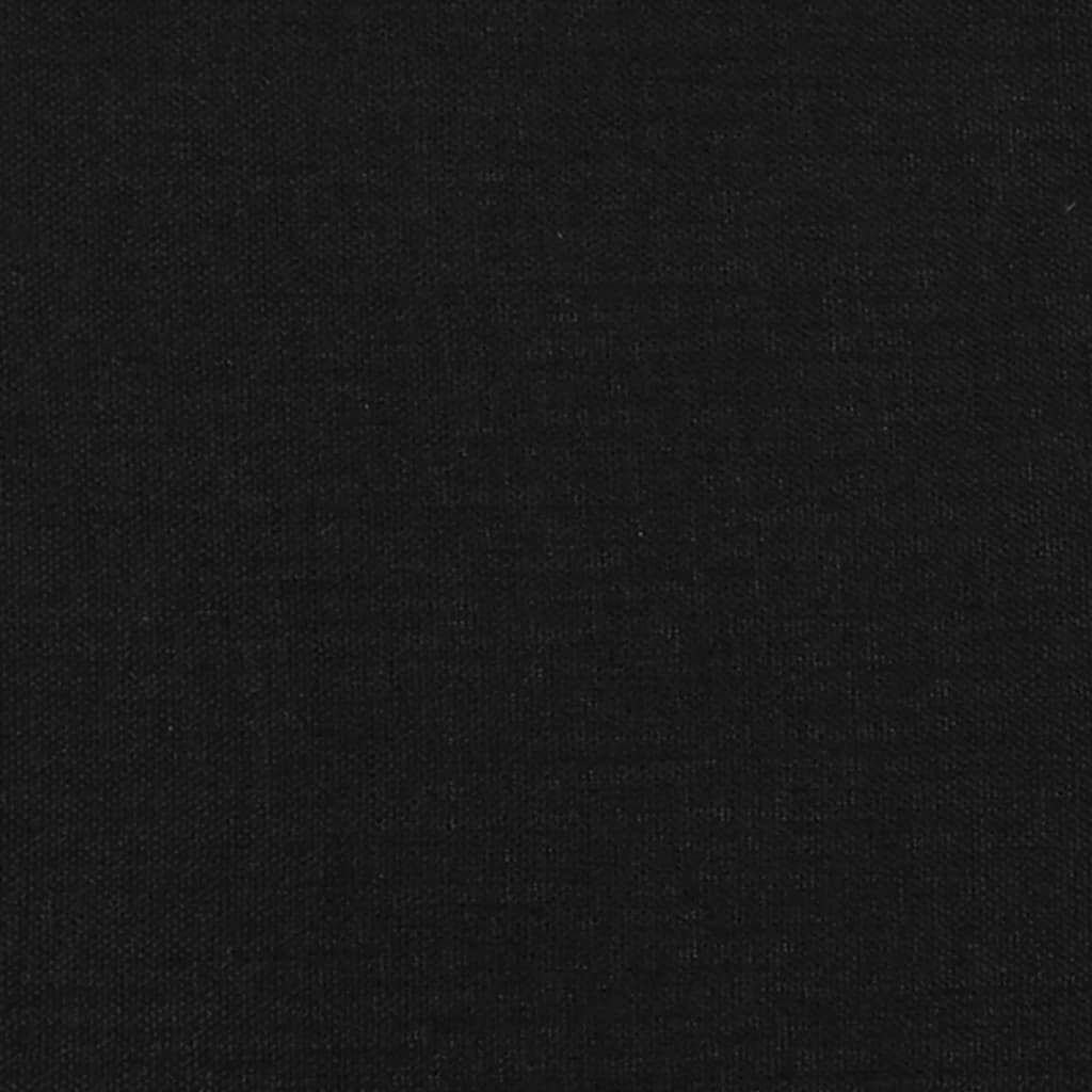 vidaXL Bedframe stof zwart 90x190 cm