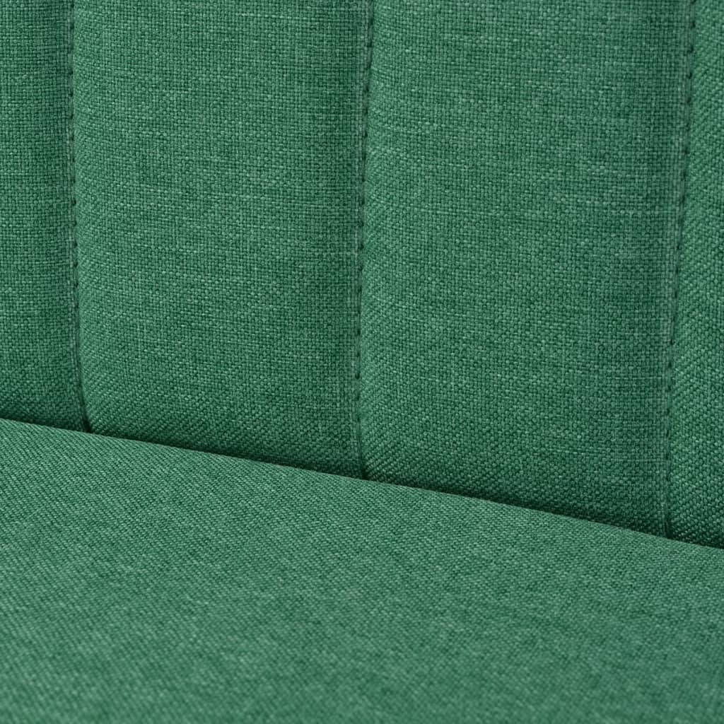 vidaXL Bank 117x55,5x77 cm stof groen