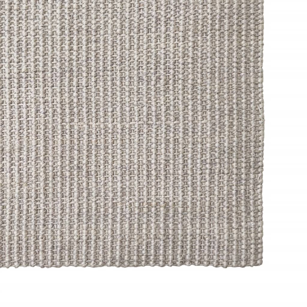 vidaXL Sisalmat voor krabpaal 66x200 cm zandkleurig