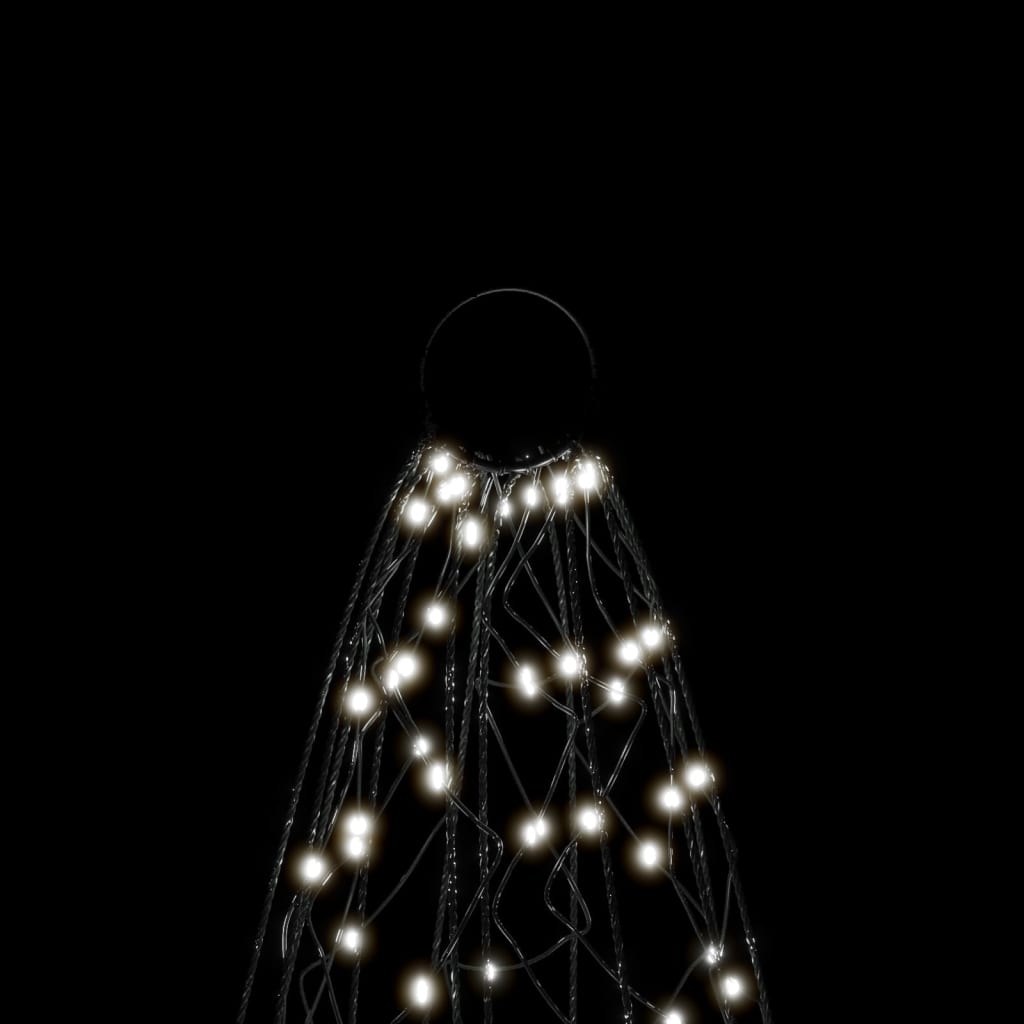 vidaXL Kerstboom voor vlaggenmast 3000 LED's koudwit 800 cm