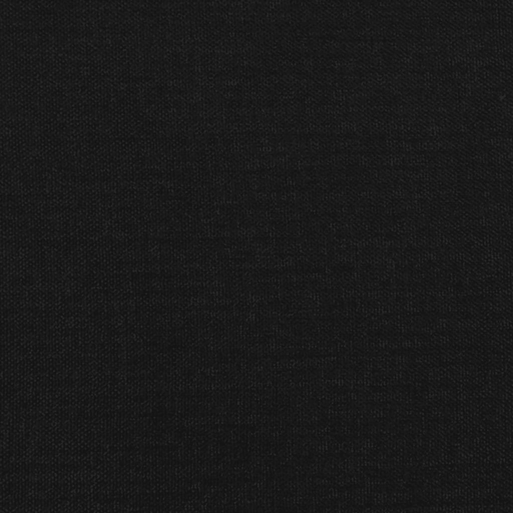 vidaXL Boxspringframe stof zwart 90x190 cm