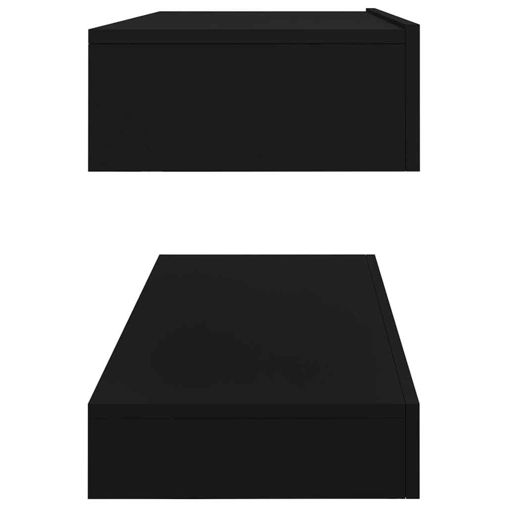 vidaXL Tv-meubel met LED-verlichting 120x35 cm zwart
