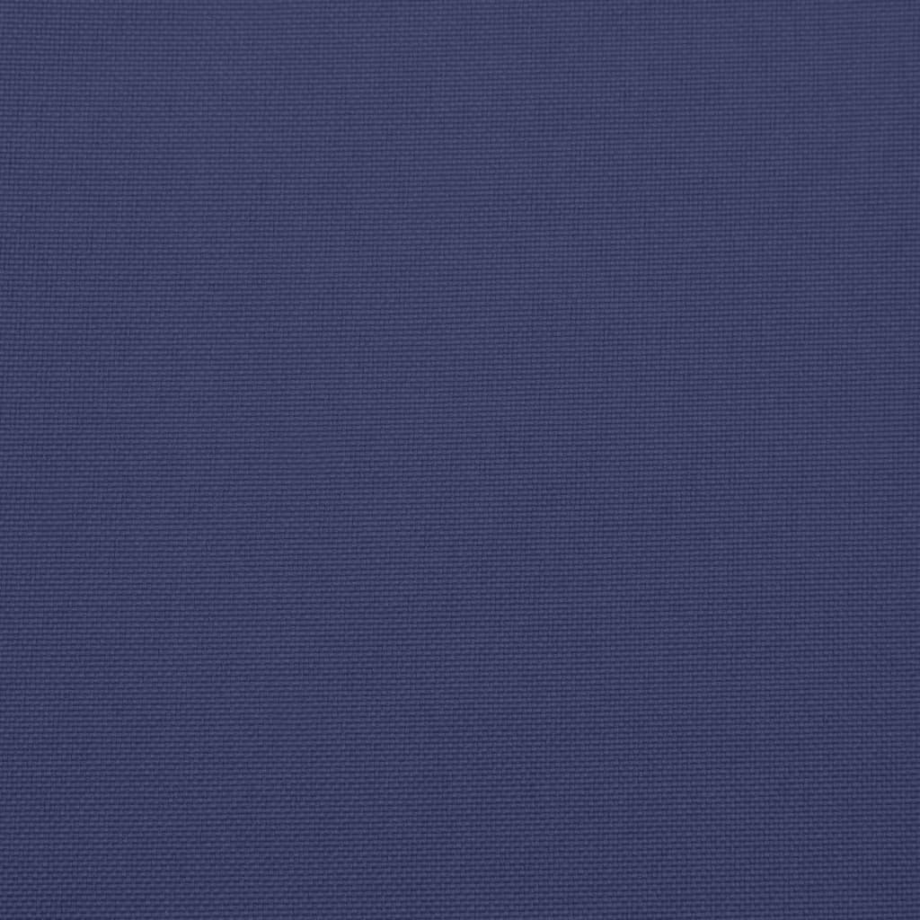 vidaXL Stoelkussens 4 st hoge rug oxford stof marineblauw