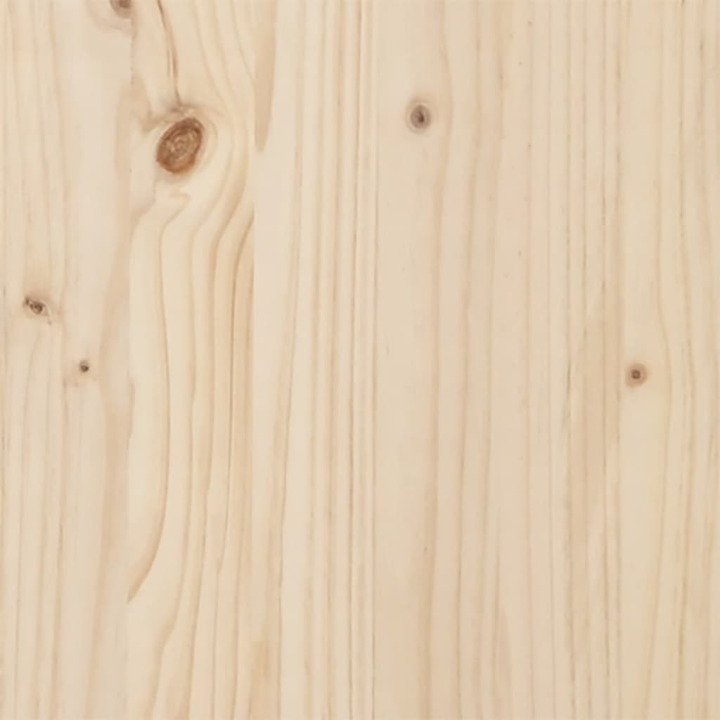 vidaXL Tuinbank met armleuning 69x62x70,5 cm massief grenenhout