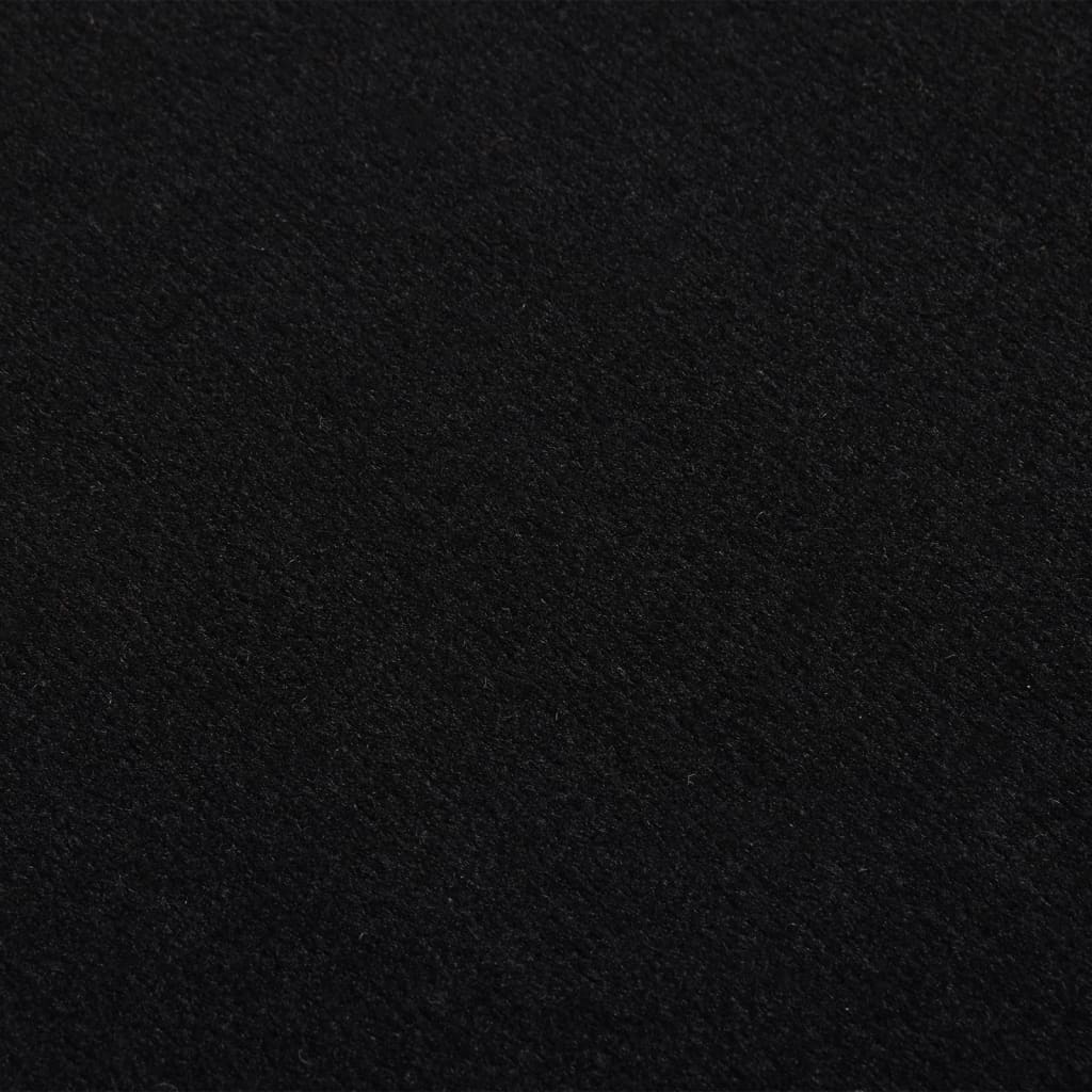 vidaXL Tapijtloper 100x300 cm BCF zwart met motief