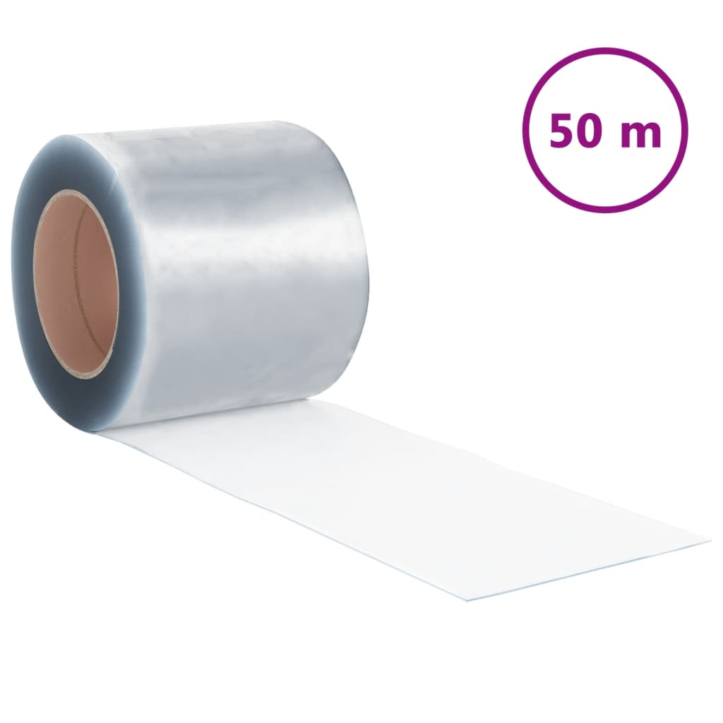 PVC Strokengordijn Oranje Transparant per m 200x2mm > Shop EFD