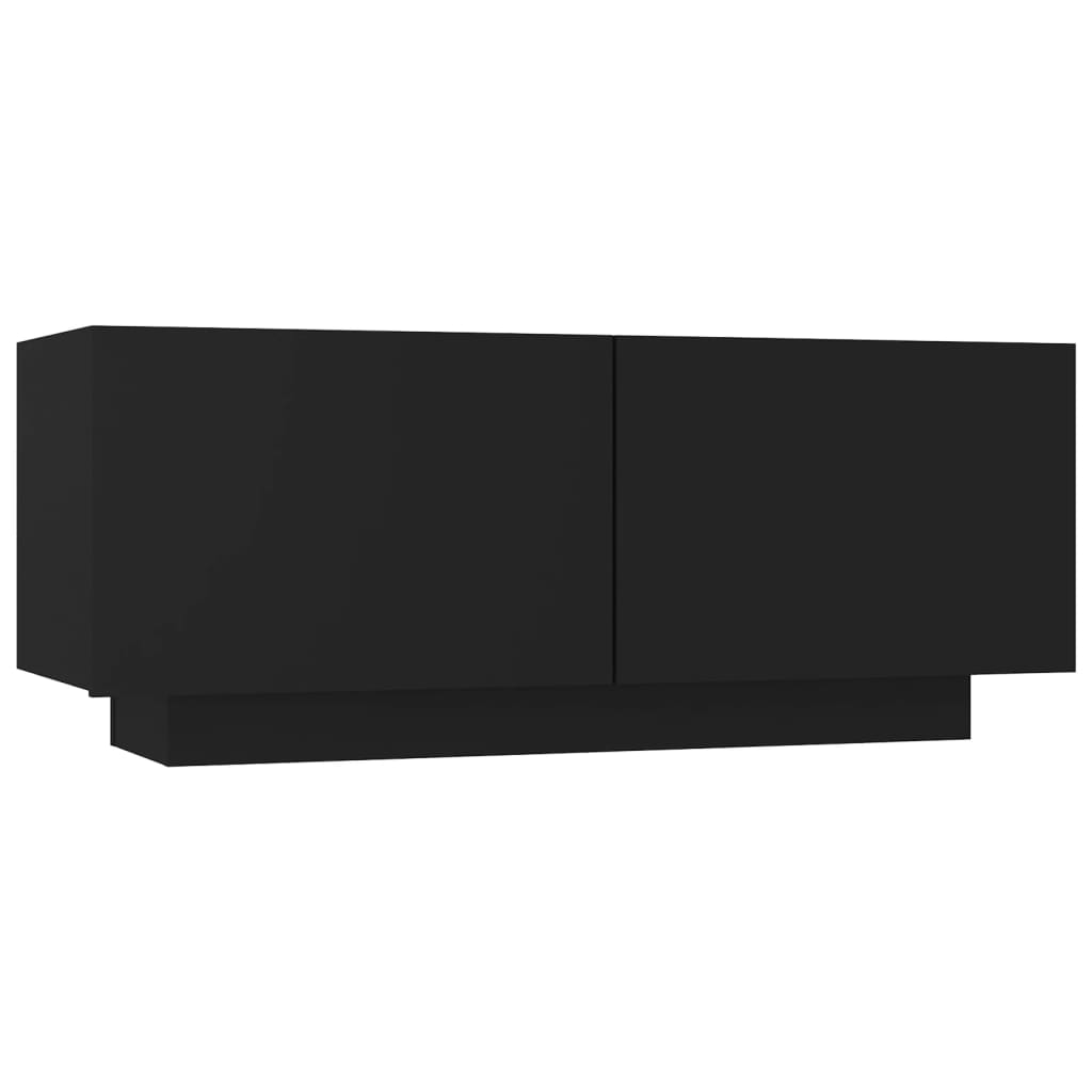 vidaXL Tv-meubel 100x35x40 cm spaanplaat zwart