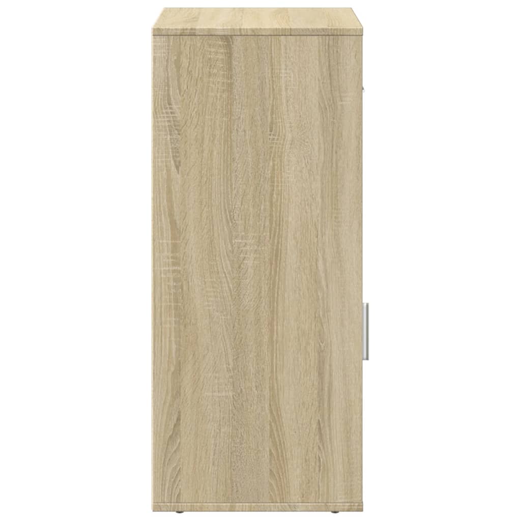 vidaXL Opbergkast 56,5x39x90 cm bewerkt hout sonoma eikenkleurig