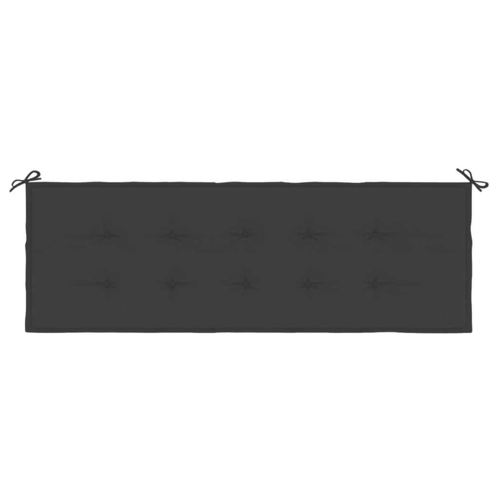 vidaXL Tuinbankkussen 150x50x3 cm oxford stof zwart