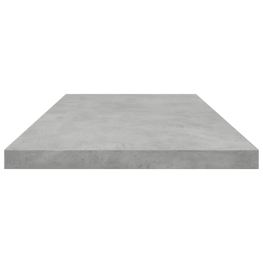 vidaXL Wandschappen 4 st 80x20x1,5 cm spaanplaat betongrijs