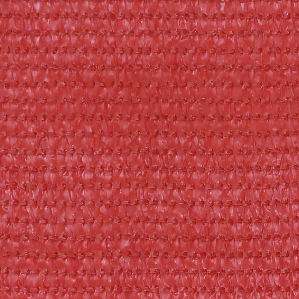 vidaXL Balkonscherm 75x500 cm HDPE rood