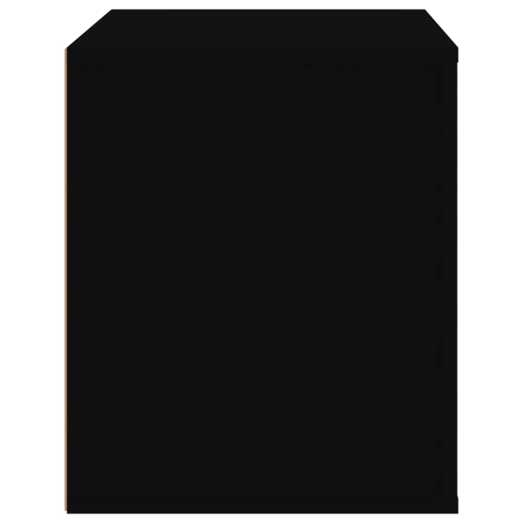 vidaXL Nachtkastje 50x39x47 cm zwart