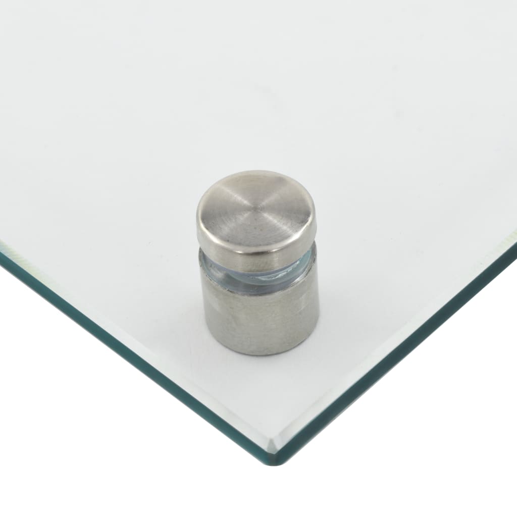 vidaXL Spatscherm keuken 90x50 cm gehard glas transparant