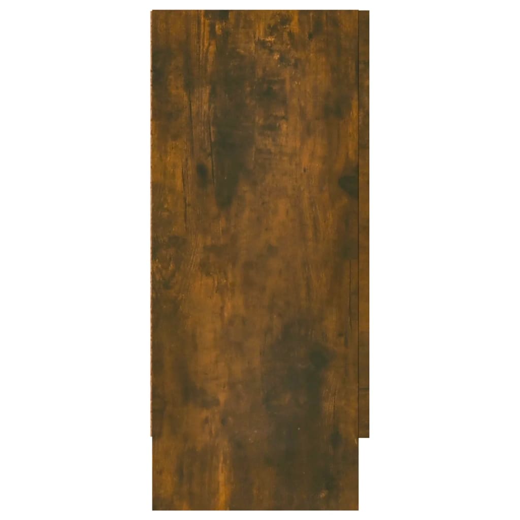 vidaXL Dressoir 120x30,5x70 cm bewerkt hout gerookt eikenkleurig