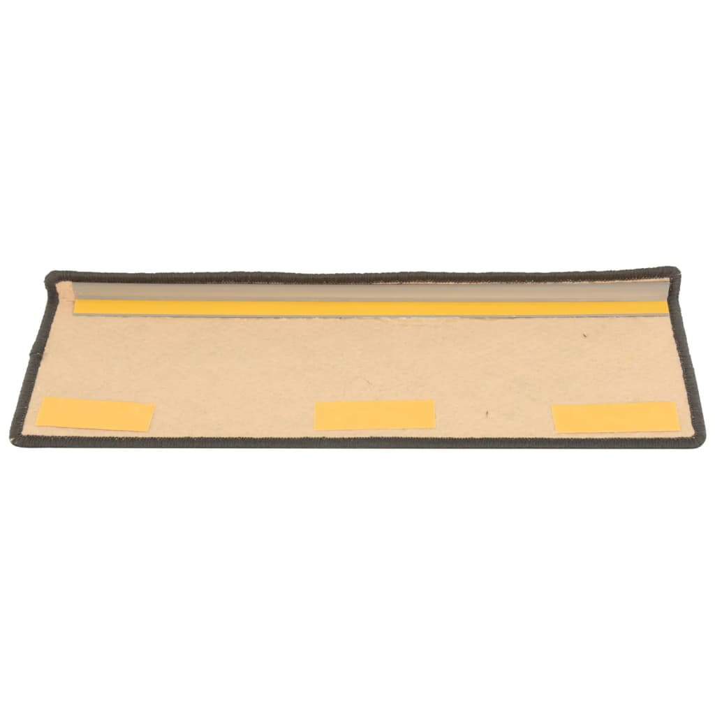 vidaXL Trapmatten zelfklevend 15st sisal-look 65x21x4cm grijs en beige