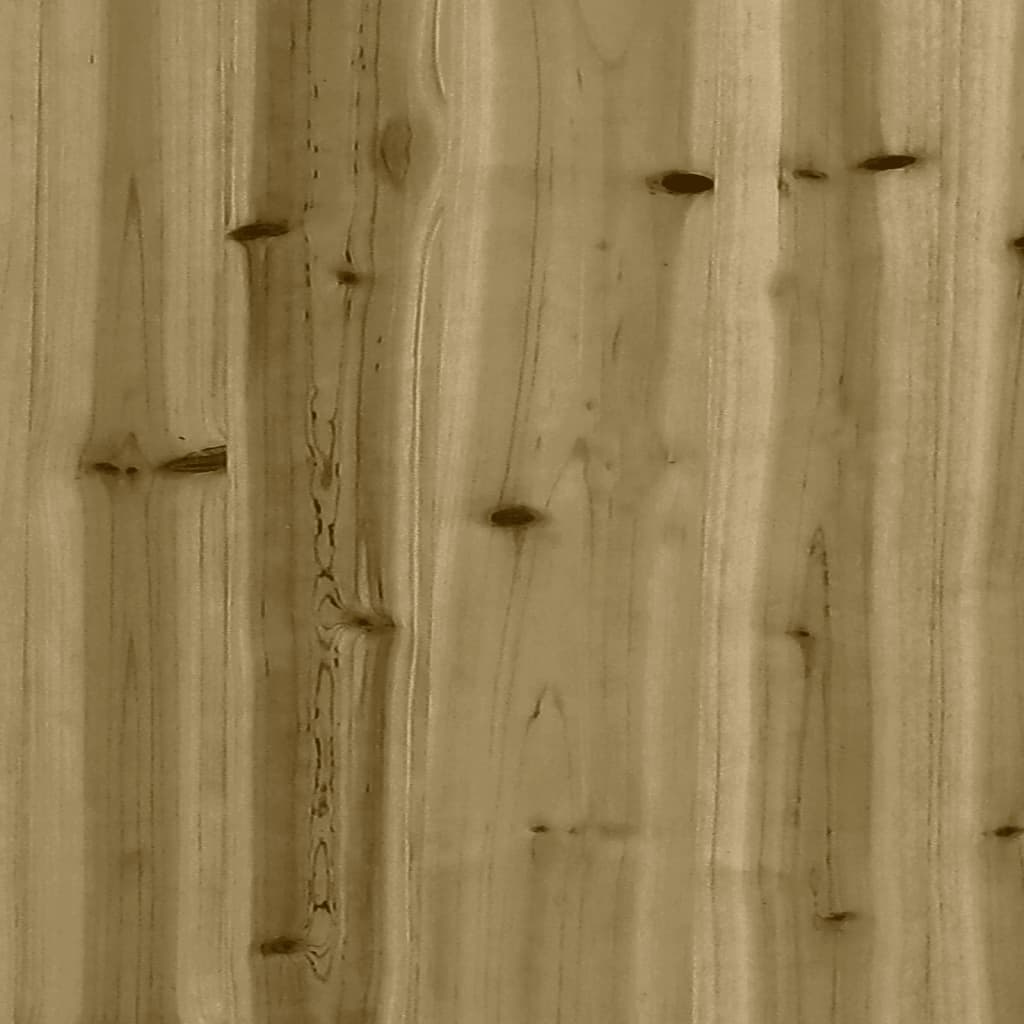 vidaXL Tuinbank schanskorfontwerp 100x70x72 cm geïmpregneerd hout