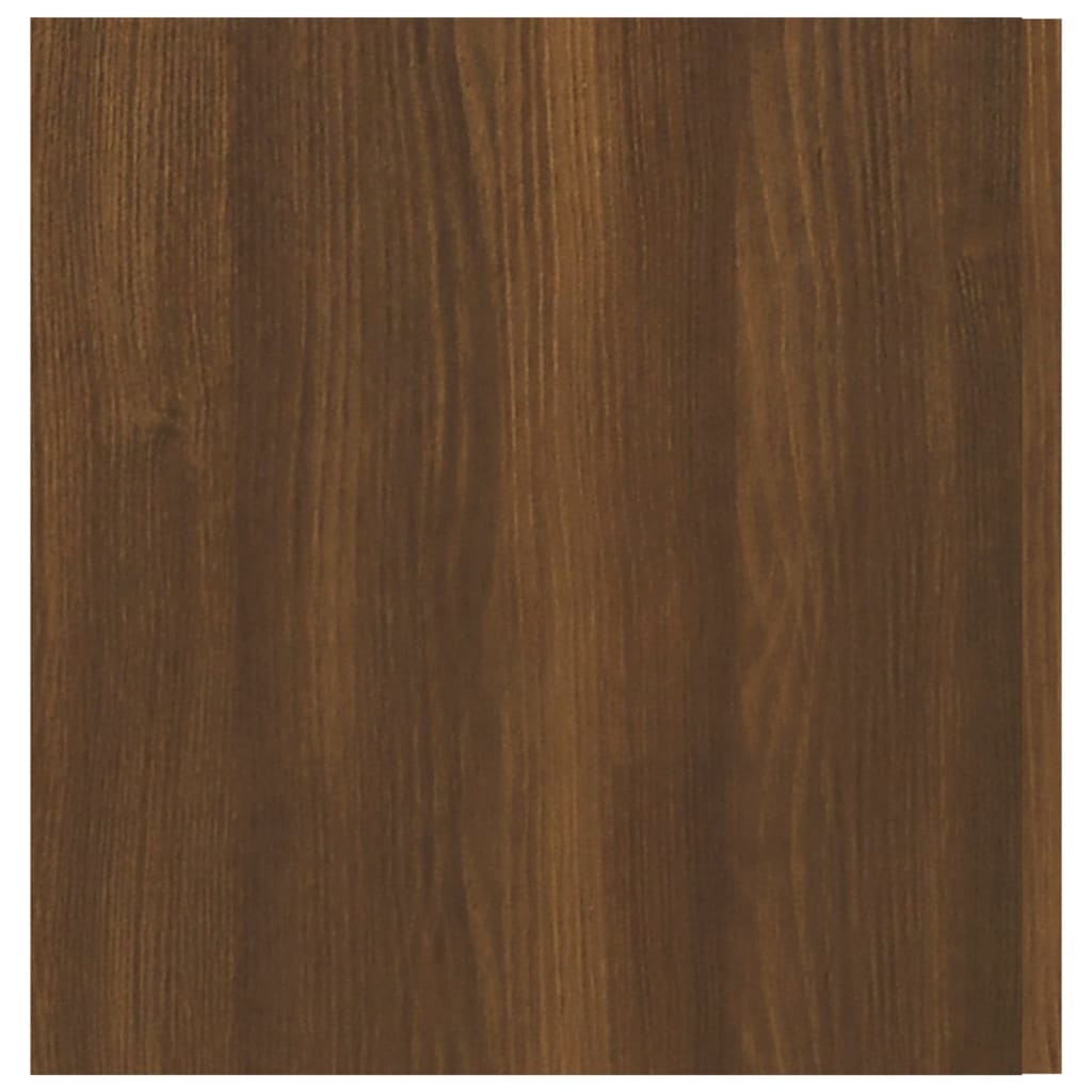 vidaXL Hangkast 80x39x40 cm bewerkt hout bruineikenkleurig