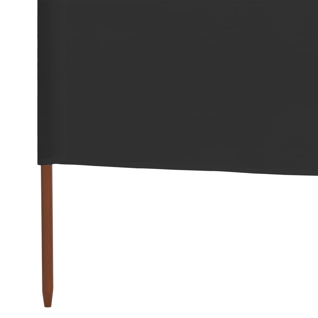 vidaXL Windscherm 3-panelen 400x160 cm stof antraciet