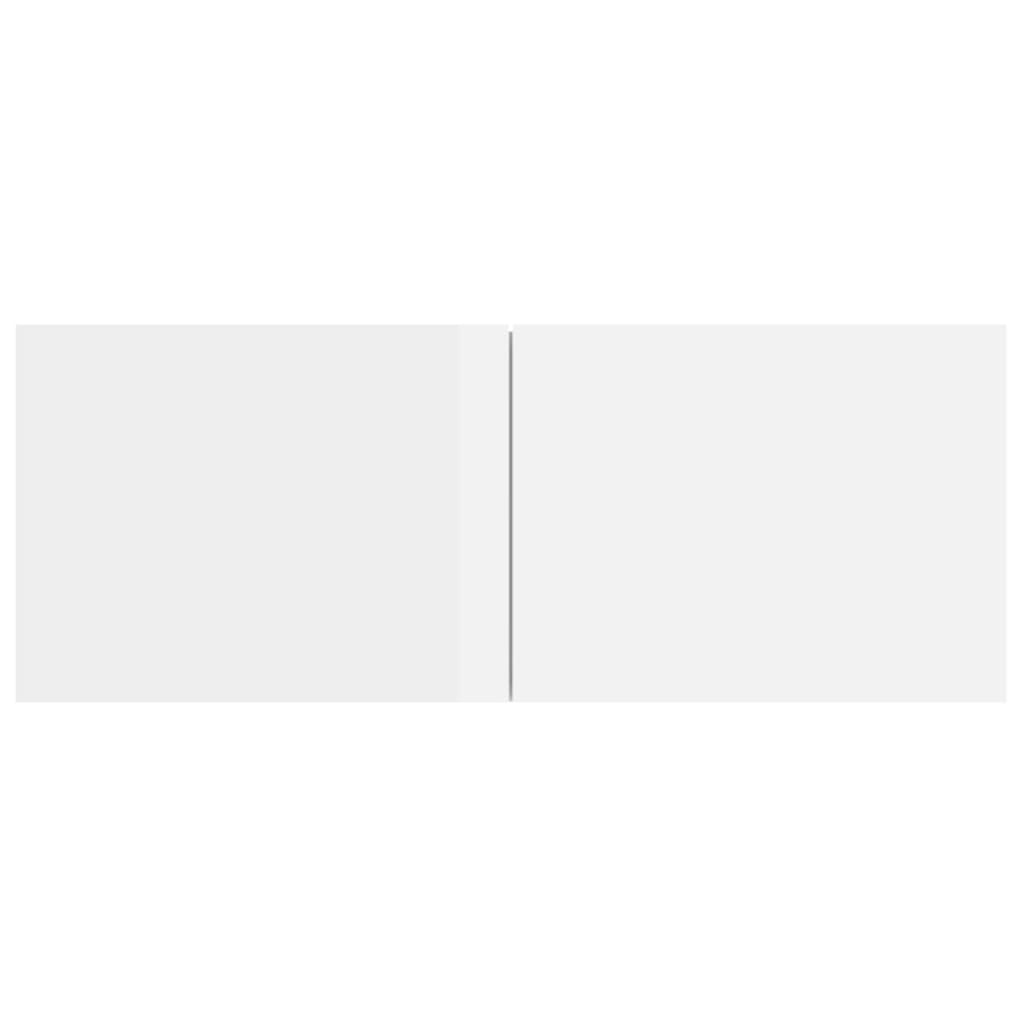 vidaXL Tv-meubelen 2 st 80x30x30 cm bewerkt hout hoogglans wit