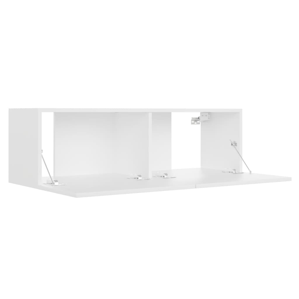 vidaXL Tv-meubel 100x30x30 cm bewerkt hout wit