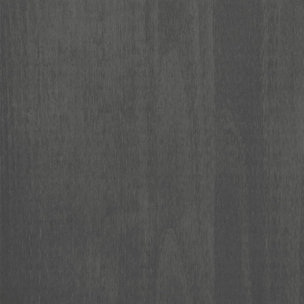 vidaXL Kledingkast HAMAR 89x50x180 cm massief grenenhout donkergrijs
