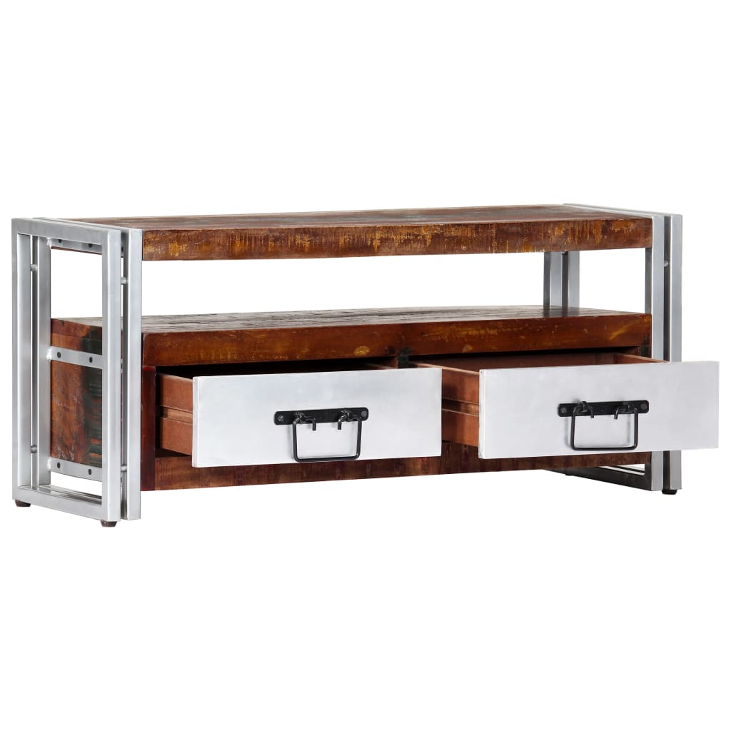 vidaXL Tv-meubel 90x30x40 cm massief gerecycled hout