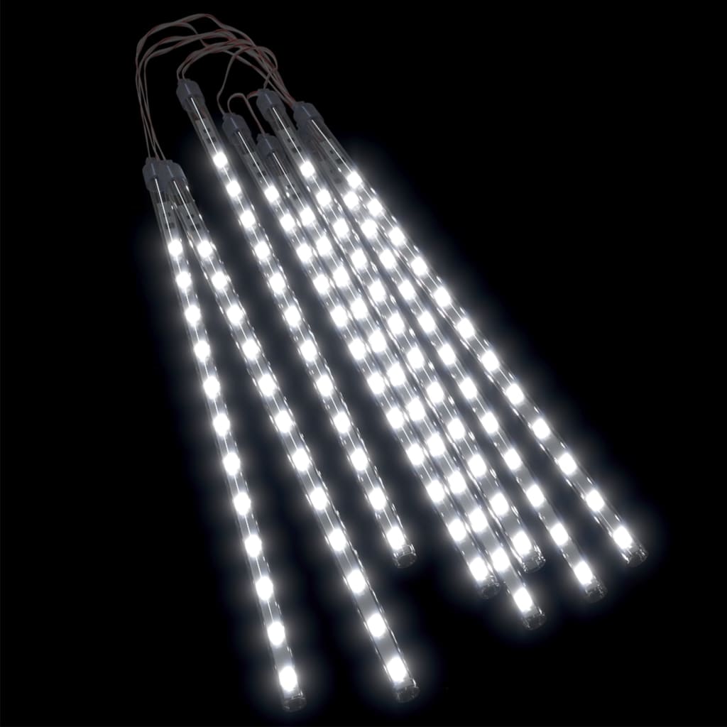 vidaXL Meteoorlichten 8 st 192 LED's binnen/buiten 30 cm koudwit