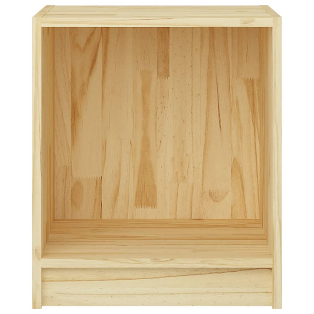 vidaXL Nachtkastje 35,5x33,5x41,5 cm massief grenenhout