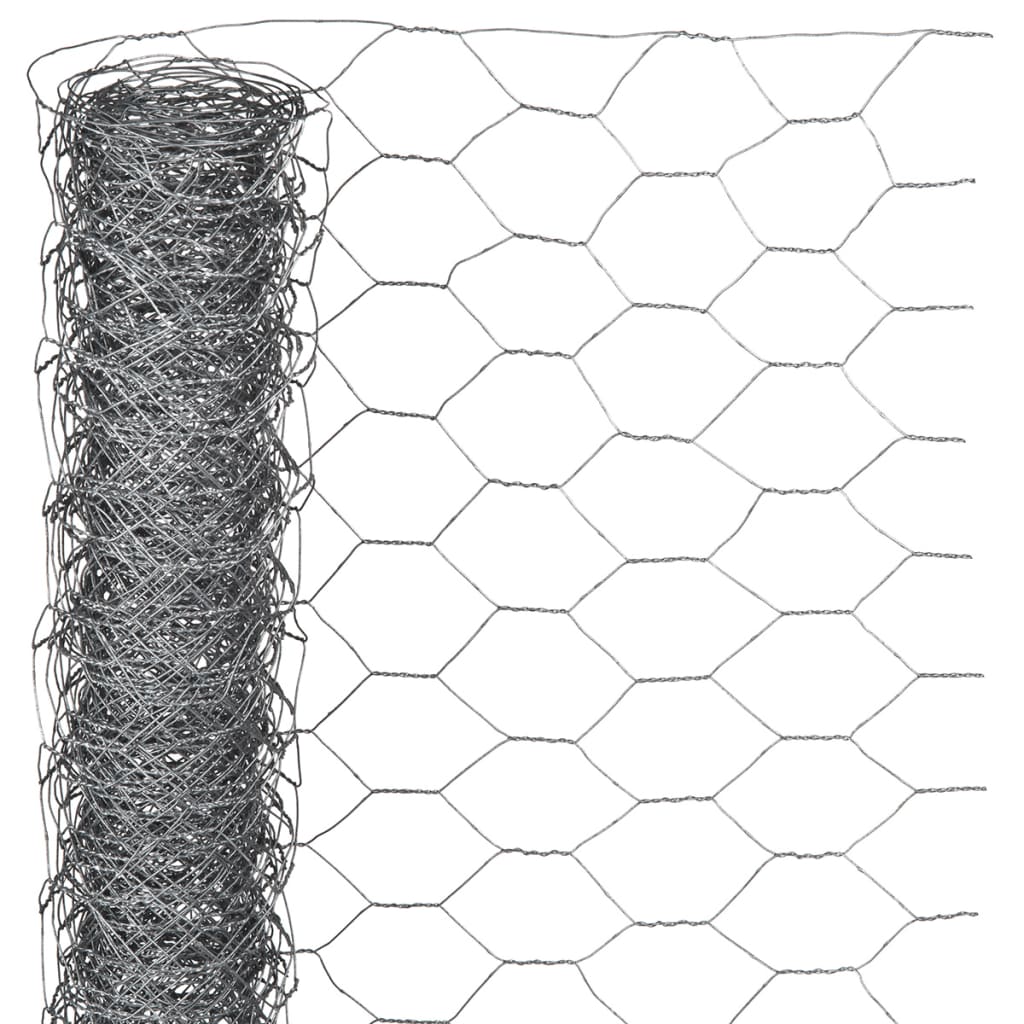 Nature Gaas zeshoekig 1x10 m 25 mm gegalvaniseerd staal