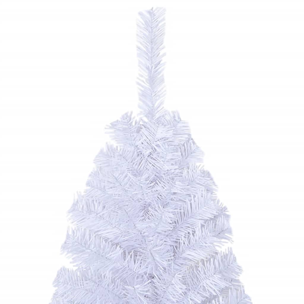 vidaXL Kunstkerstboom met dikke takken 120 cm PVC wit