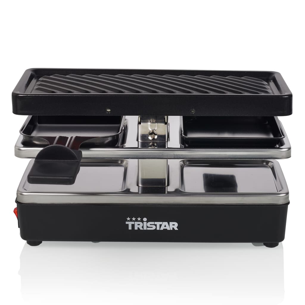 Tristar Gourmetstel RA-2741 2-persoons 400 W 23,8x10,4 cm zwart