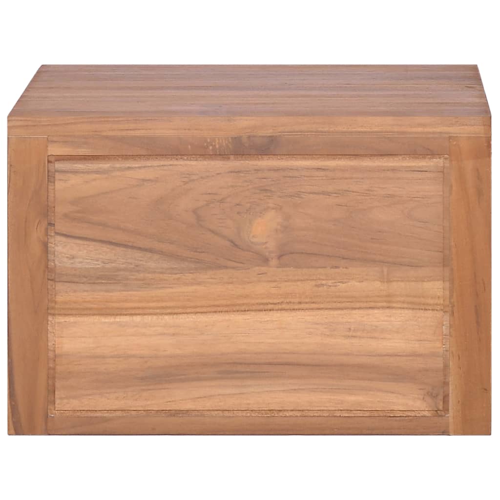 vidaXL Badkamerwandkast 45x45x30 cm massief teakhout