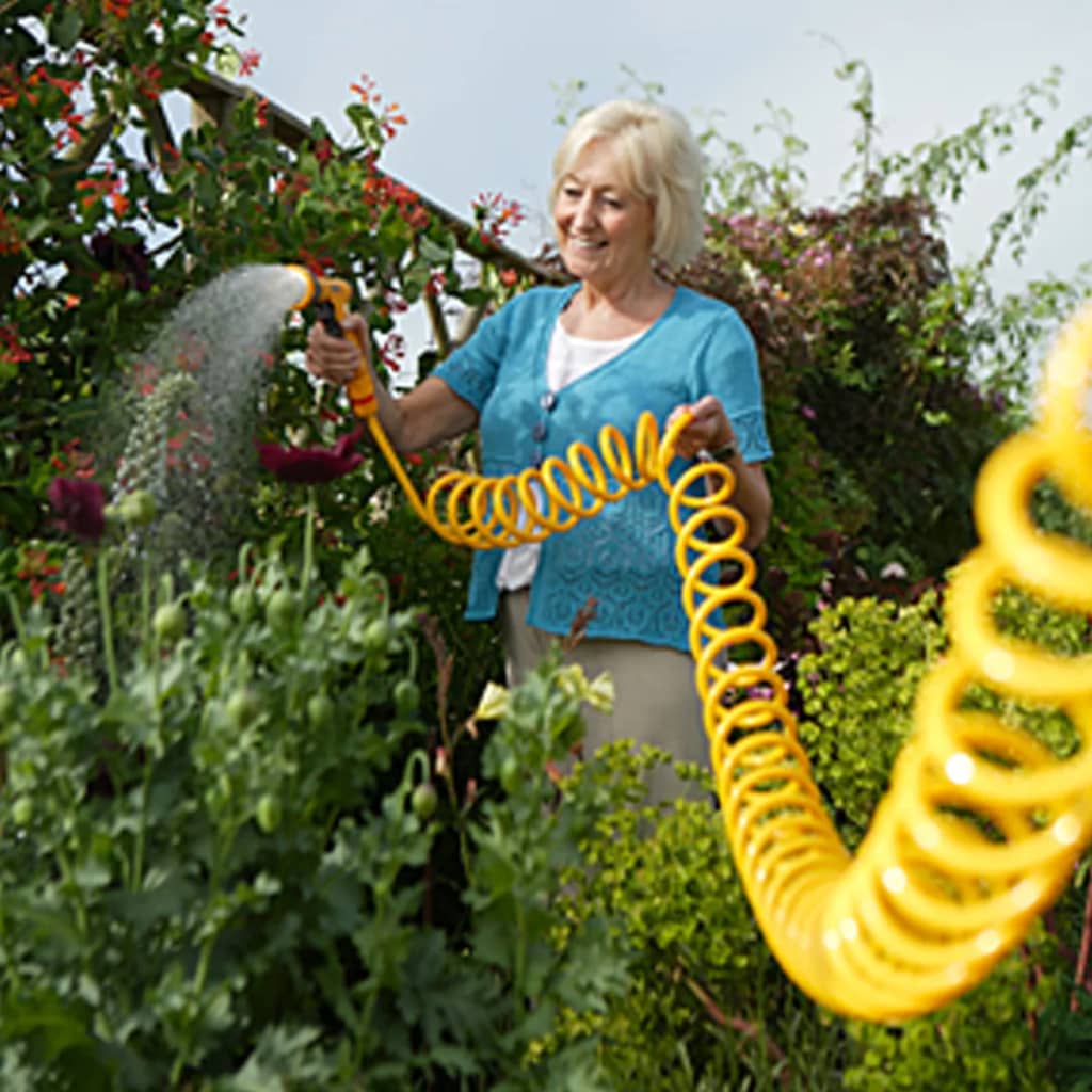 Hozelock spiraal tuinslang met spuitkop 15 m