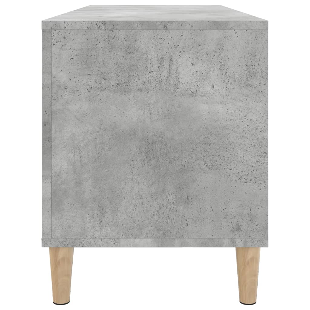 vidaXL Platenkast 100x38x48 cm bewerkt hout betongrijs