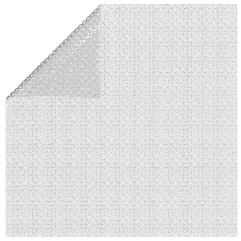 vidaXL Zwembadfolie solar drijvend 549x274 cm PE grijs