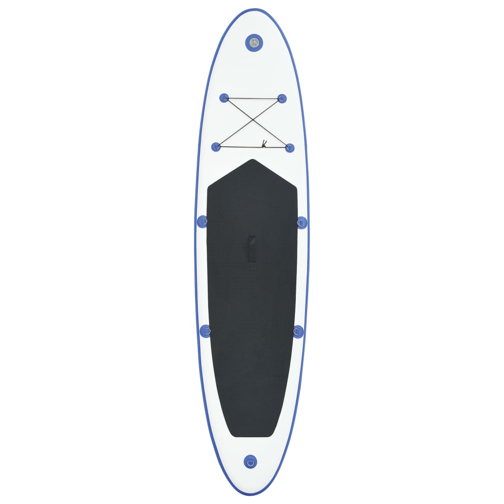 vidaXL Stand-up paddleboard opblaasbaar blauw en wit