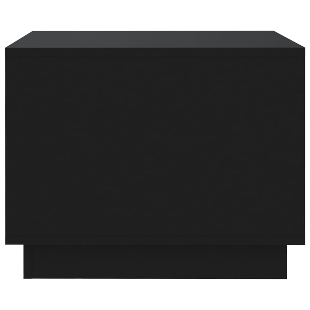 vidaXL Salontafel 55x55x43 cm spaanplaat zwart