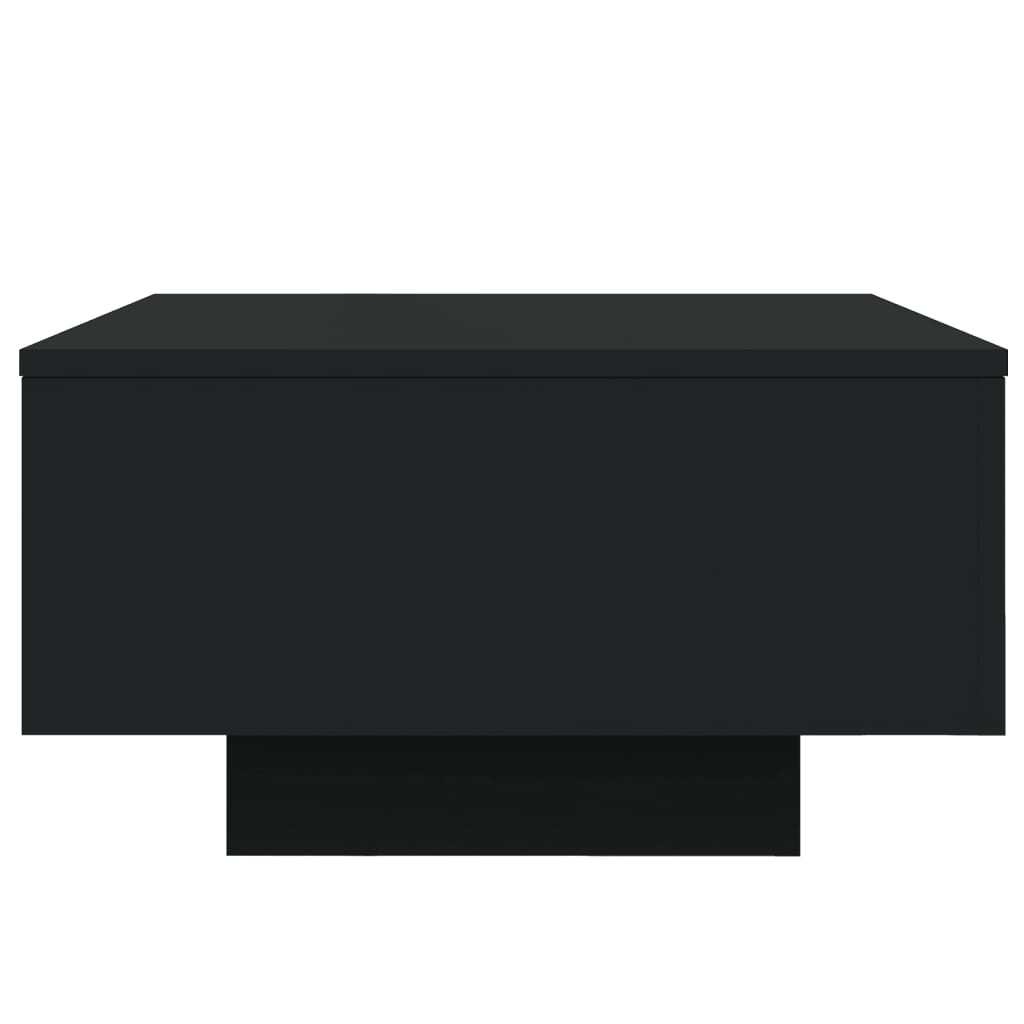 vidaXL Salontafel 55x55x31 cm bewerkt hout zwart