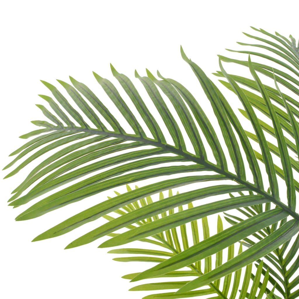 vidaXL Kunstplant met pot palm 120 cm groen