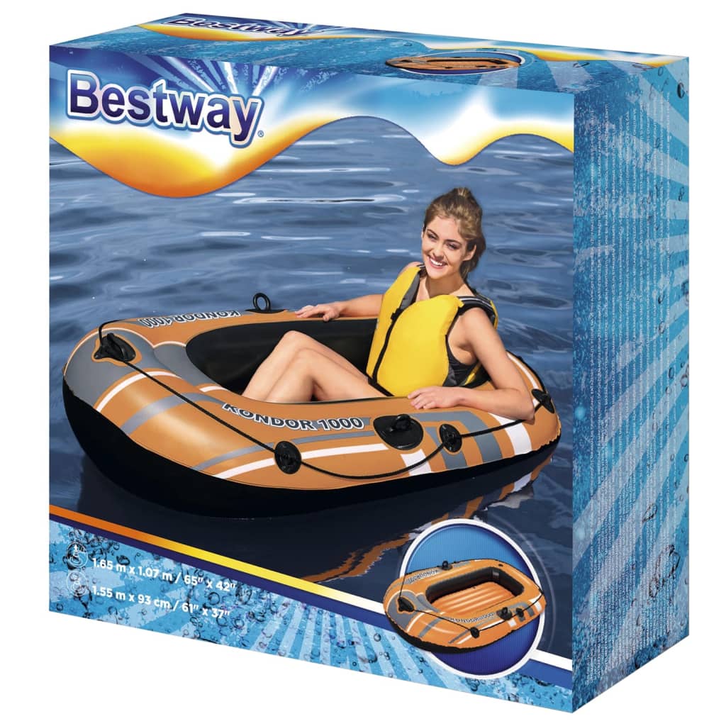 Bestway Opblaasboot Kondor 1000 155x93 cm