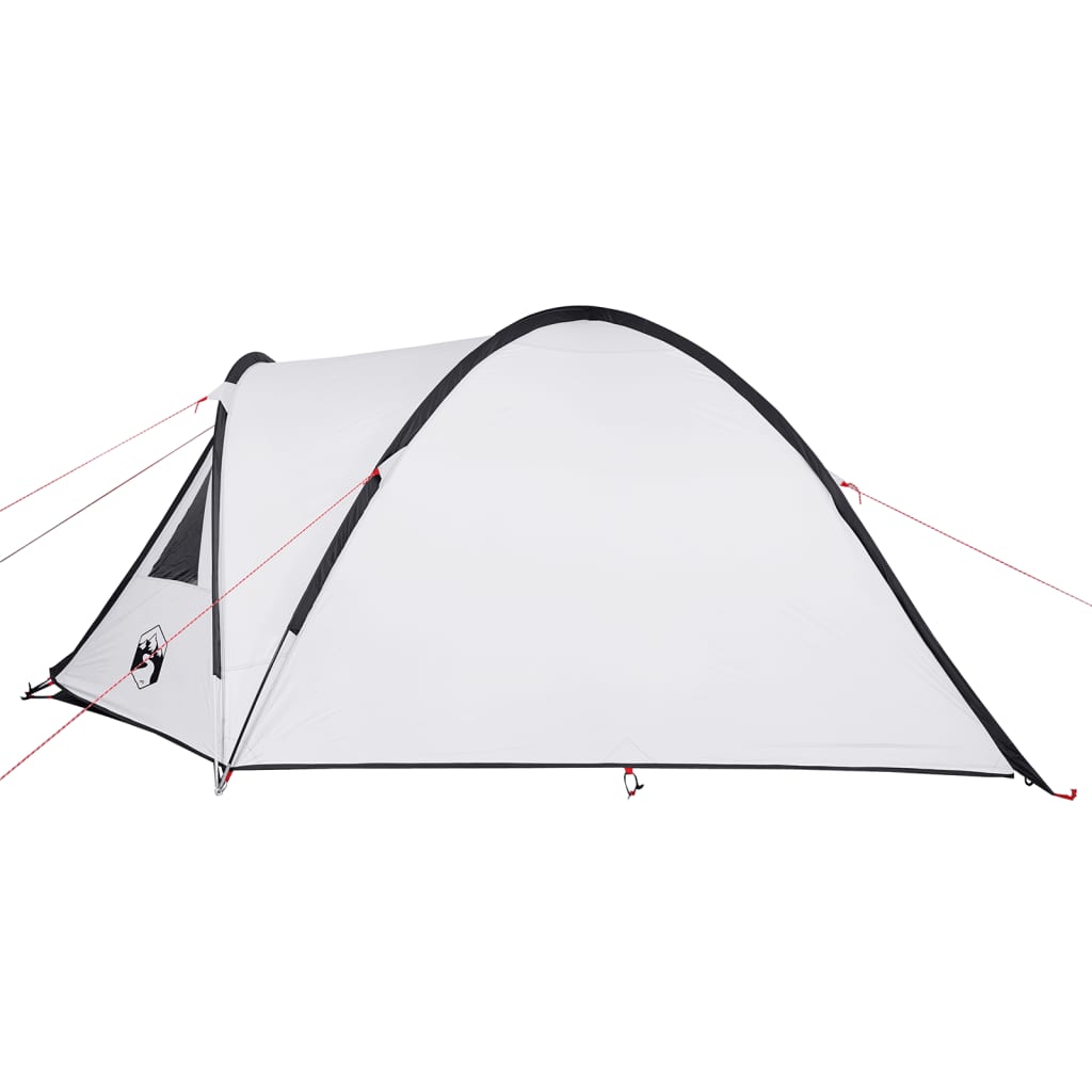vidaXL Tent 4-persoons 300x250x132 cm 185T taft wit