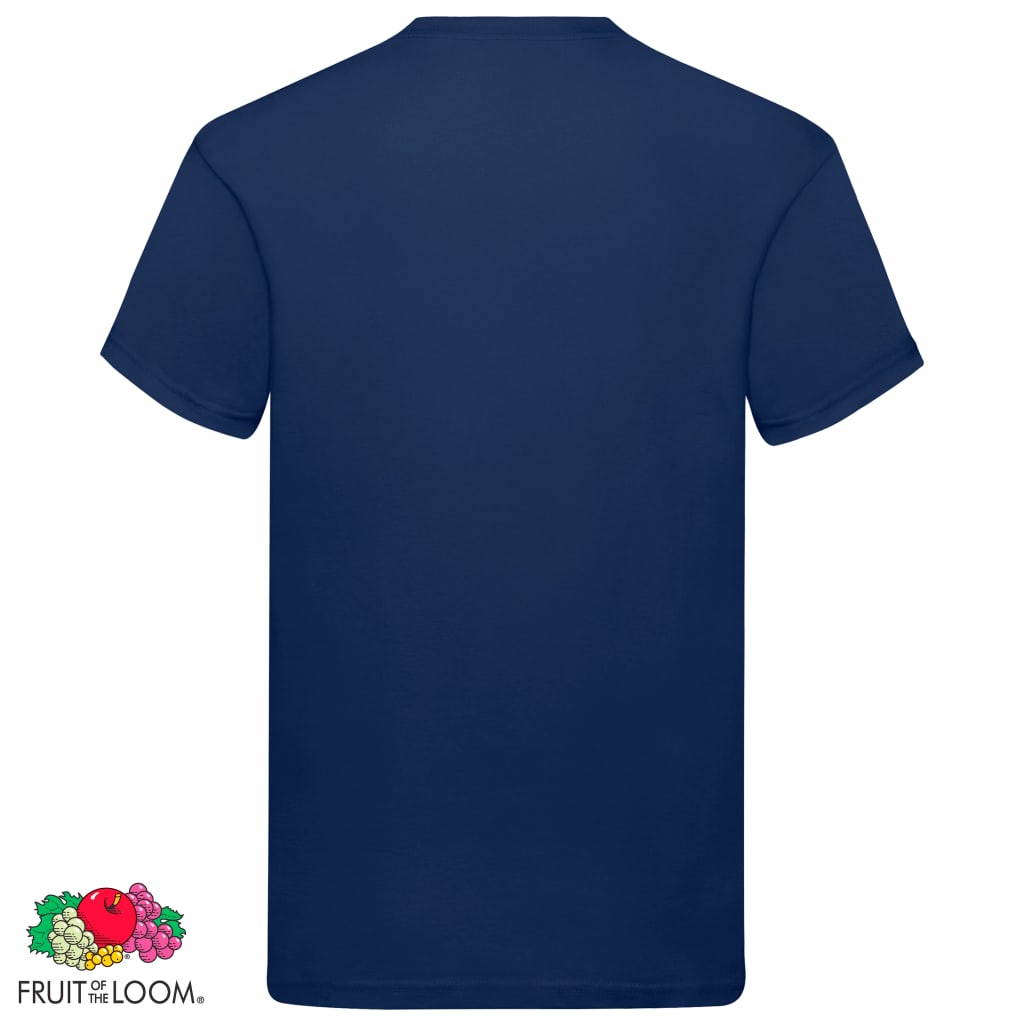 Fruit of the Loom T-shirts Original 5 st XXL katoen marineblauw